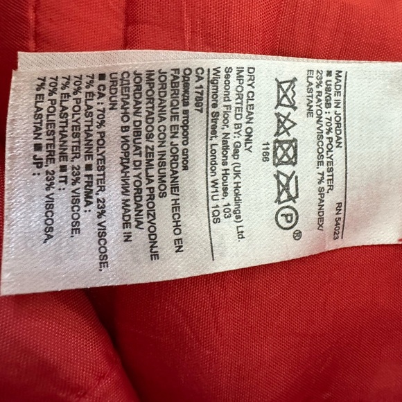 Banana Republic High Waist Red Shorts - Picture 4 of 6
